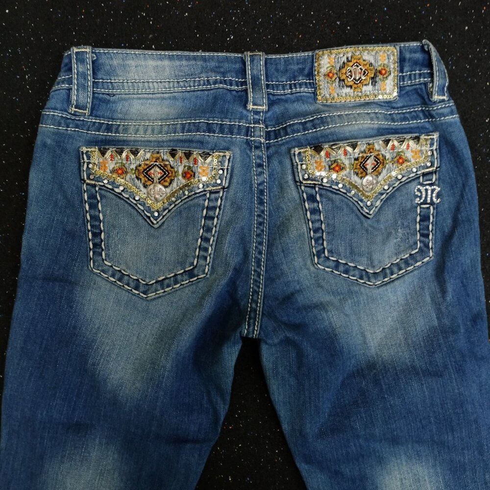 MISS ME Jeans Signature Cuffed Capri Jeans size 28